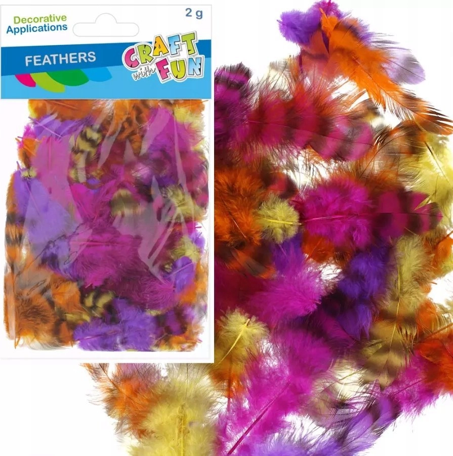 Craft with Fun FEATHER DECORATION 2G