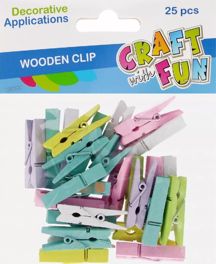 DECORATION DECK WOOD CLIP COL PAST