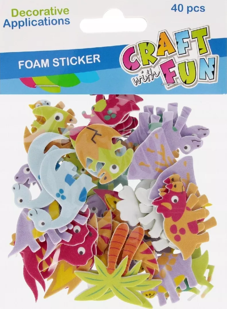 EVA DECORATION DINO SUPPORT 40PCS CF