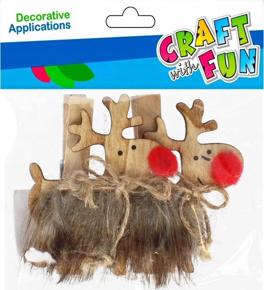 Craft with Fun DECORATION BN REINDEER