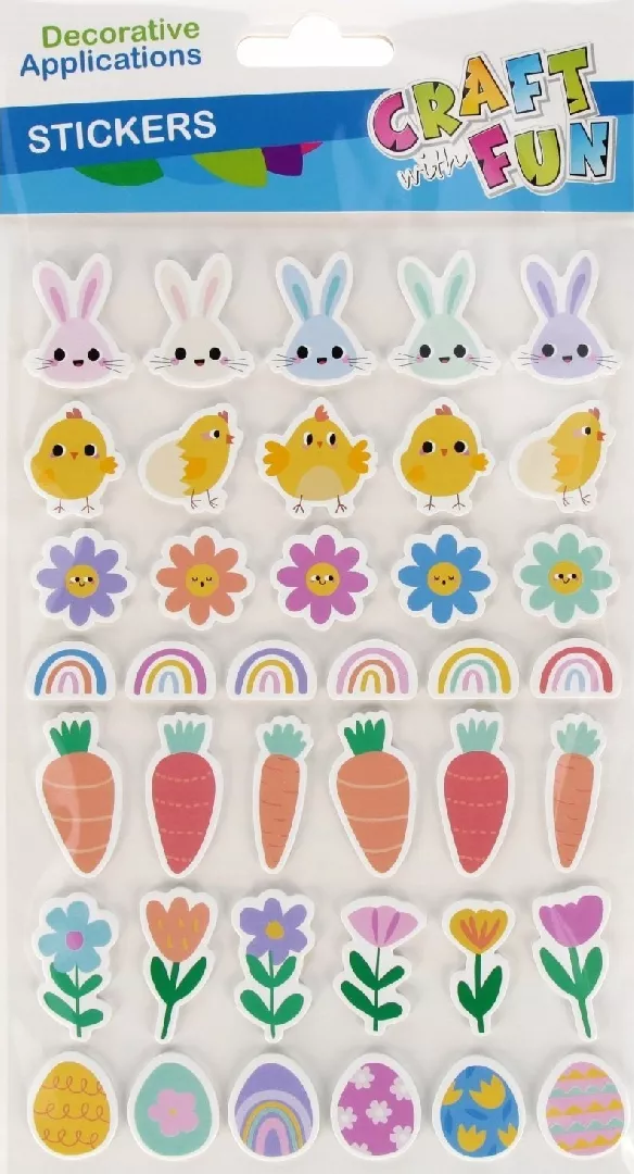 EVA DECORATION EASTER PASTE SPRZYL MIX2CF24/288