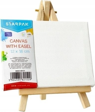 Canvas 12x16cm with easel 5904335821529 STK