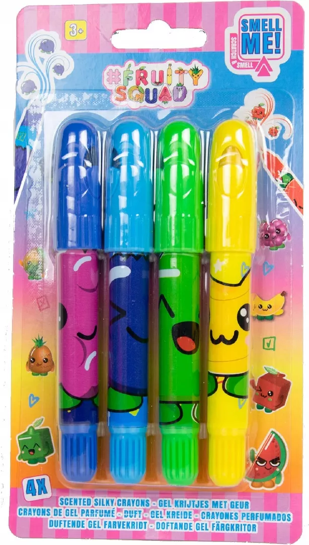 Create it! FRUITYSQUAD scented gel crayons