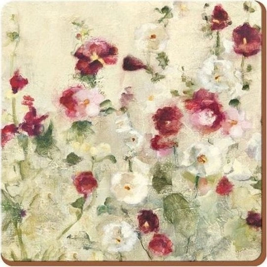 Small mug coasters Poppy meadow 6