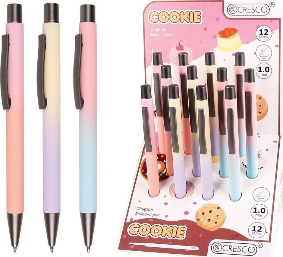 Cookie retractable pen (12 pcs) (