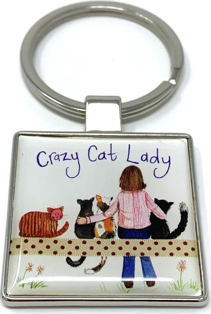K28 Crazy Cat Lady Kociara keychain