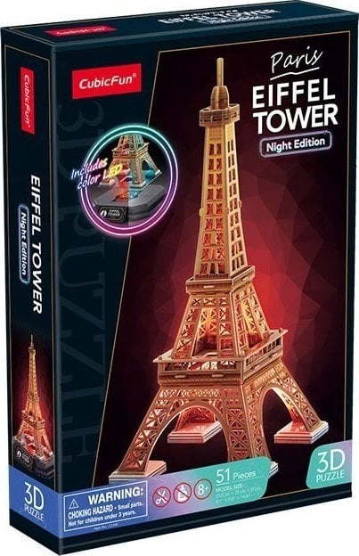 Cubic Fun Puzzle 3D Wieża Eiffla