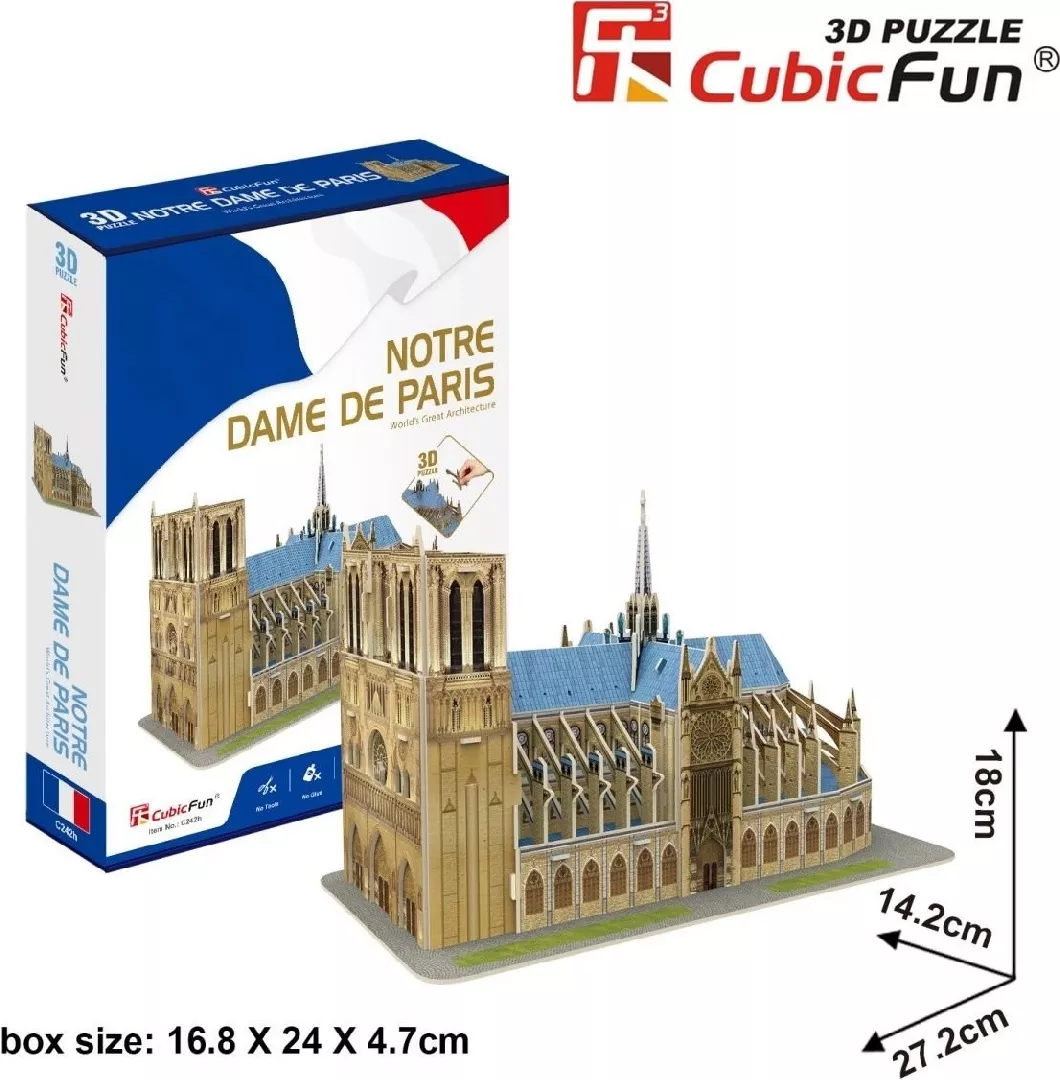 Cubicfun Puzzle 3D - Notre Dame