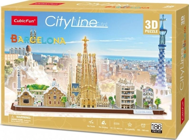 CUBICFUN 3D puzzle City line Barcelona