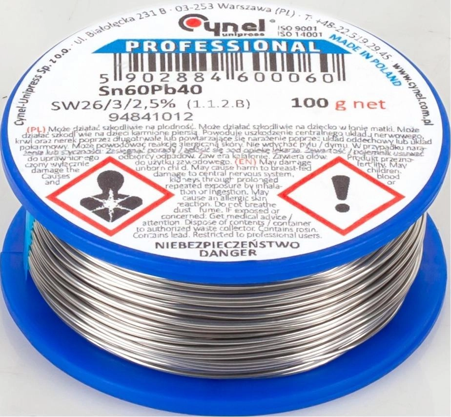 Cynel Cyna 0.25mm/100g Sn60Pb40 CYNEL