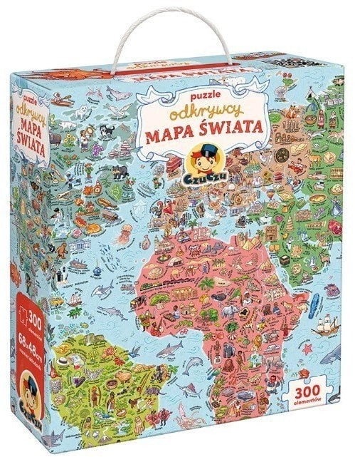 Explorer`s puzzle - World map 300