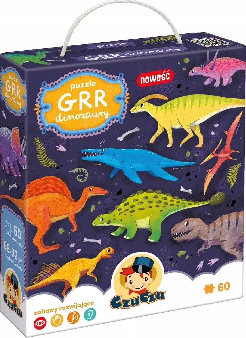 Czuczu Puzzle 60 pieces Grr Dinosaurs