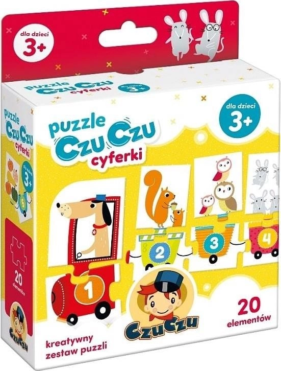 Czuczu Number puzzle 3+ 5902983490043 GXP-707317