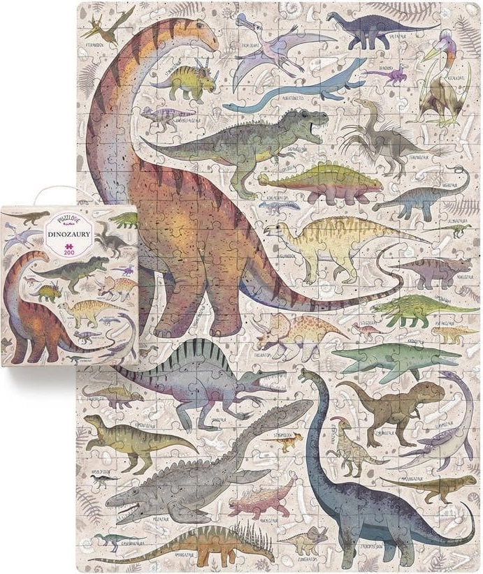 Czuczu Puzzle 200 pieces Puzzlove Dinosaurs