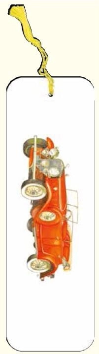 Car bookmark G07 41A 197 red
