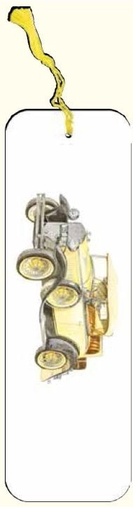 Car bookmark G07 41A 198 yellow