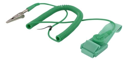 Deltaco 608-611C antistatic wrist strap Green