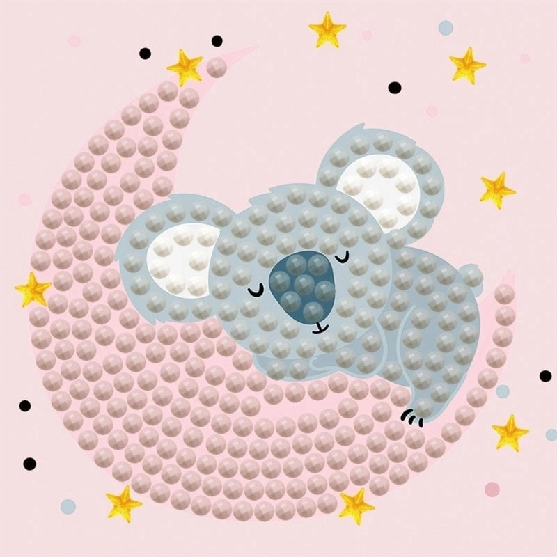 DIAMOND DOTZ HUGGING THE MOON 018-DDS035F