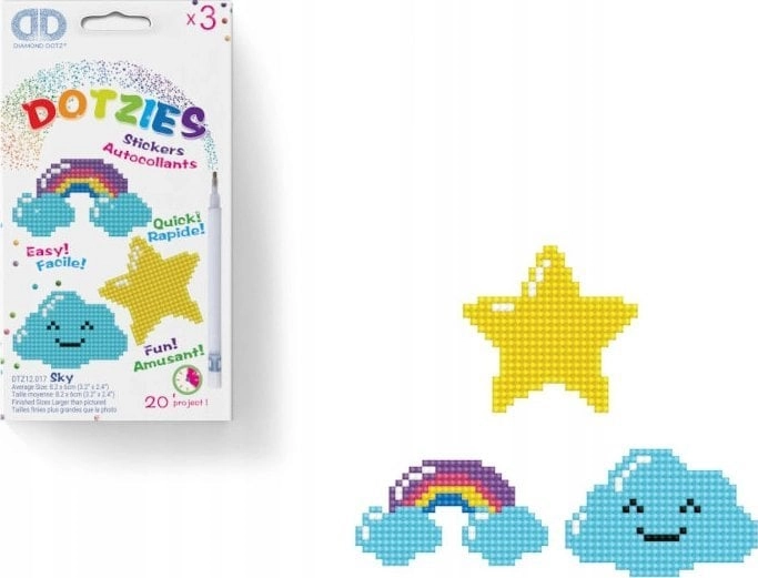 DIAMOND DOTZ DIAMOND DOTZ SKY- 3PACK