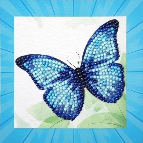 DIAMOND DOTZ DIAMOND DOTZ BLUE BUTTERFLY