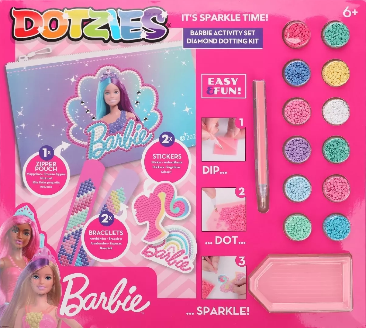 DIAMOND DOTZ Diamond Dotz Barbie Activity