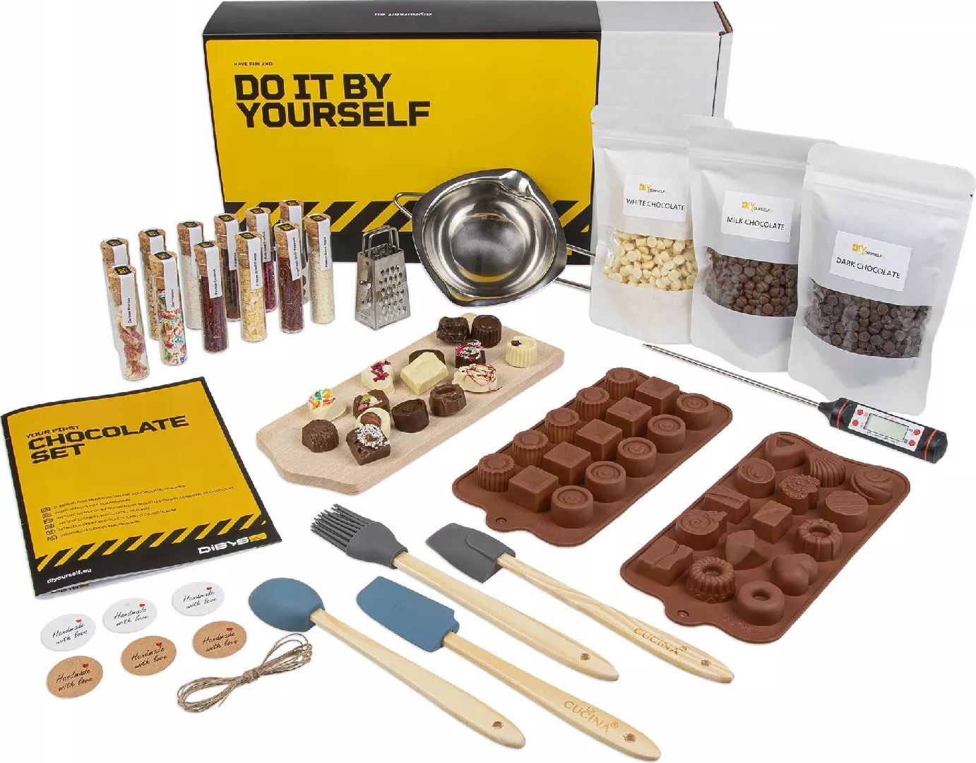 DIBY'S KOMPLEKTS, PAREDZĒTU PATS PAGALVOT pralinē, Derīgs līdz datums 11/2026