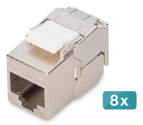 DIGITUS Keystone Cat6A shielded 8 pieces