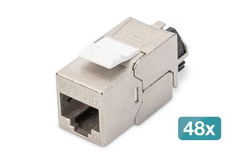 DIGITUS Keystone Jack Cat6a shielded cable