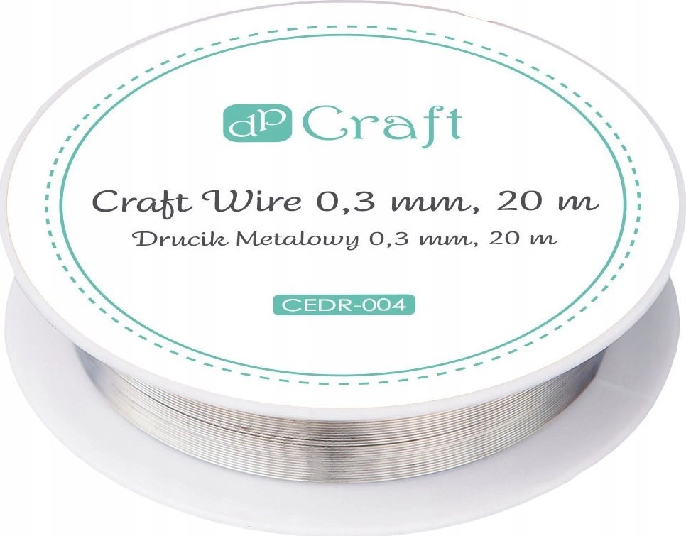 Silver metal wire 0.3mm 20m
