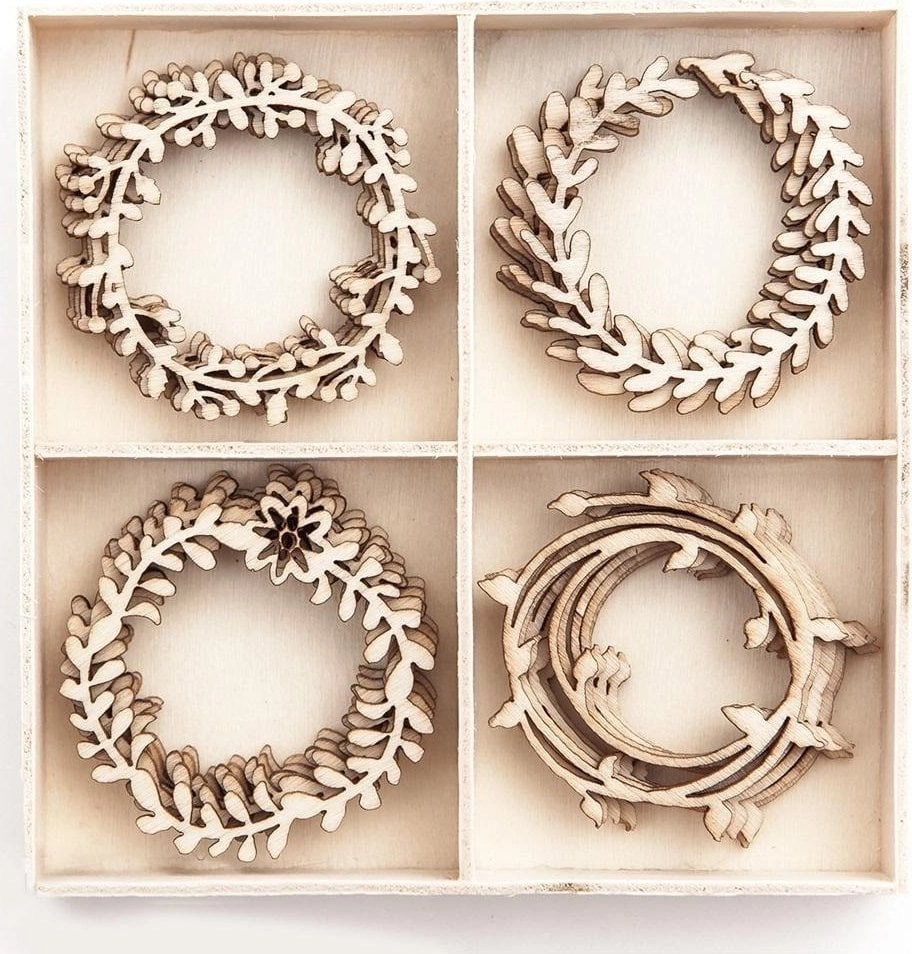 Wooden frame shapes 20 pcs 5907589982954