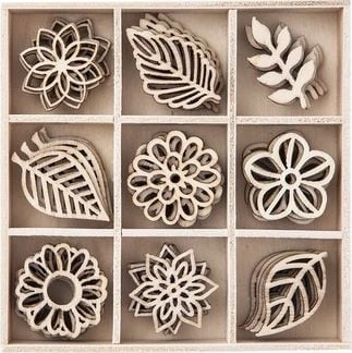 DP Craft Wooden shapes DPCRAFT Leaves