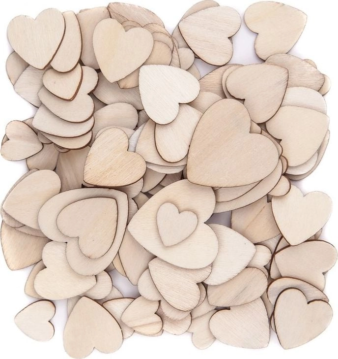 DP Craft Wooden shapes DPCRAFT Hearts