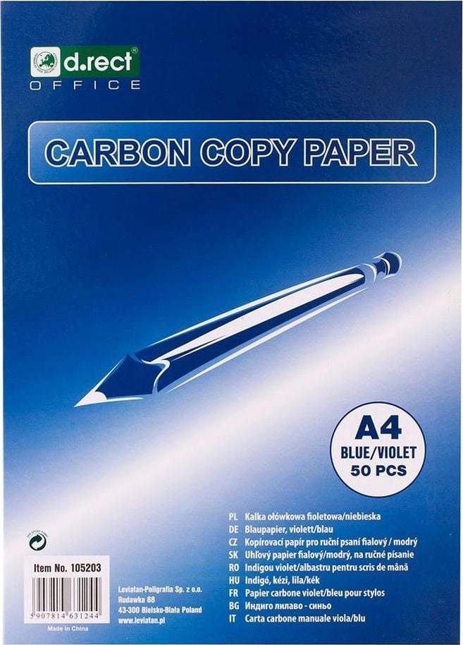 Tracing paper purple/blue A4 50 sheets
