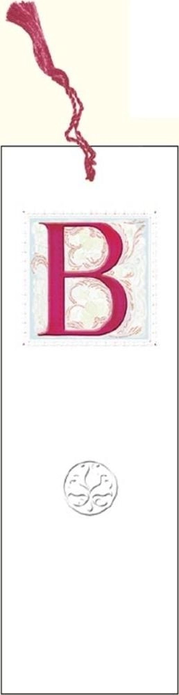 Bookmark with the anagram Letter B
