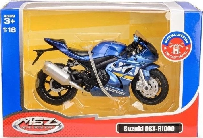 MSZ 1:18 SUZUKI GSX-R1000/ 67703/blue 5905422133181