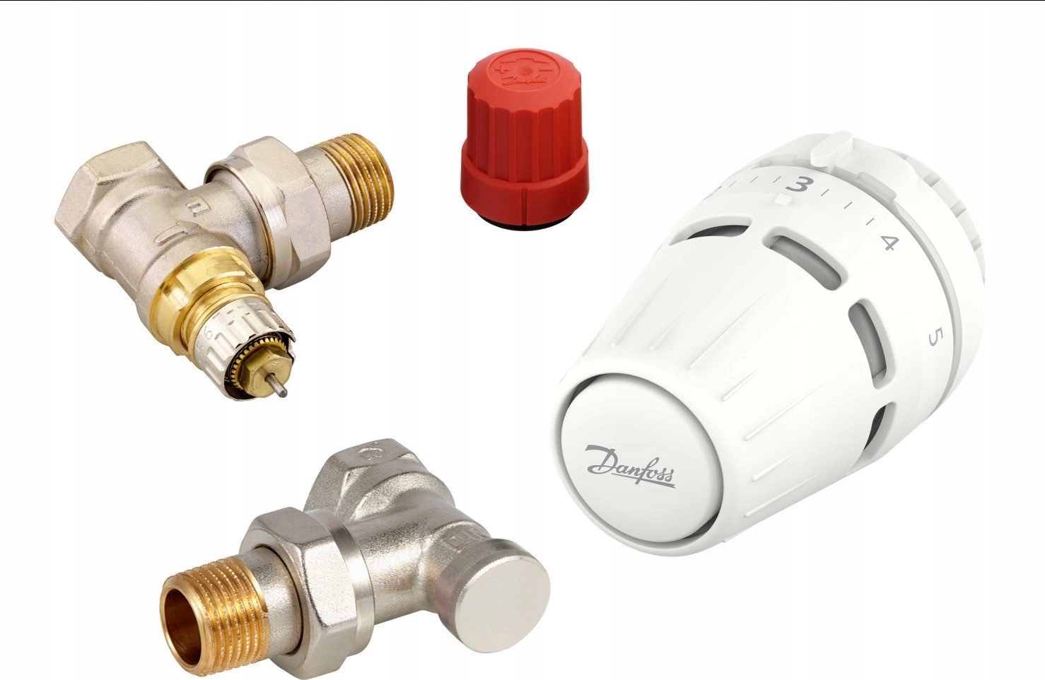 Danfoss Zestaw 3-elementowy Regus RA nakrętka