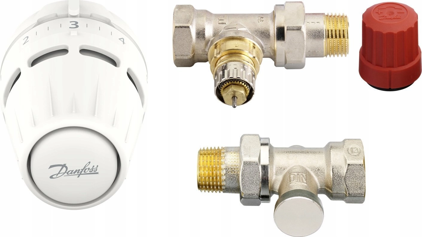Danfoss Zestaw 3-elementowy Regus RA nakrętka
