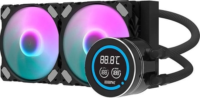 Darkflash DN-D240 Black water cooling 072577