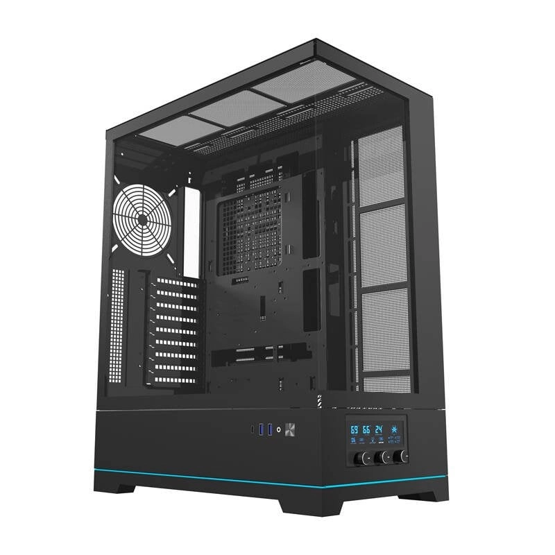 Darkflash DY451 black case without fans