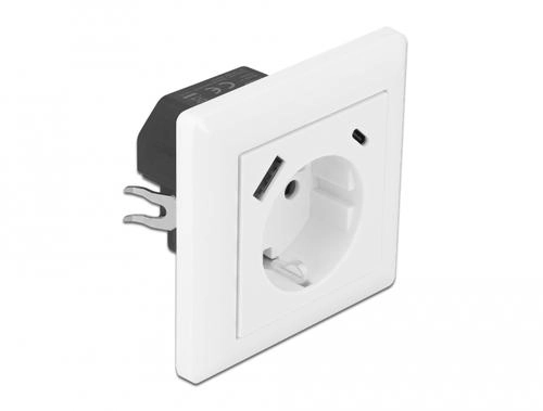 Built-in socket with 2 USB charging