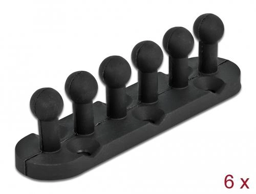 Delock cable holder with 5 bushings