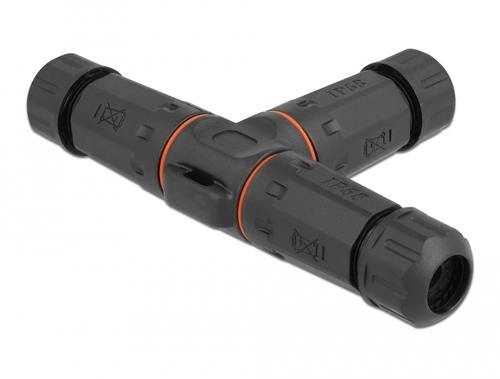 Delock cable connector T-shape for outdoor