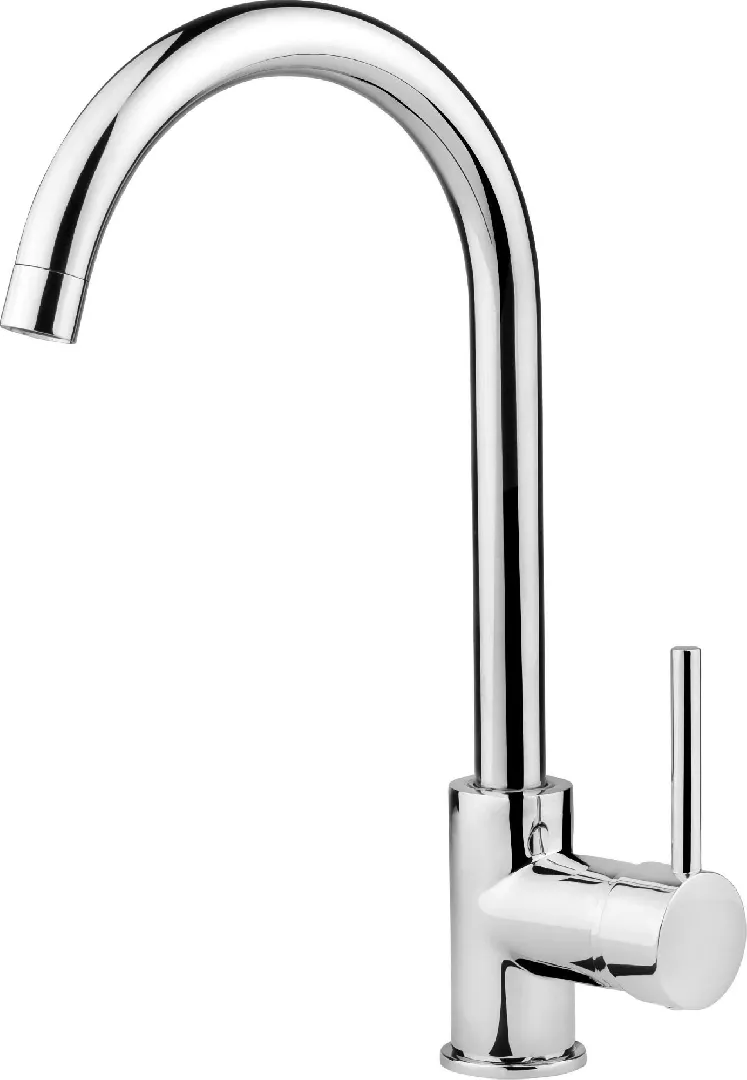 Deante Luno kitchen battery standing chrome