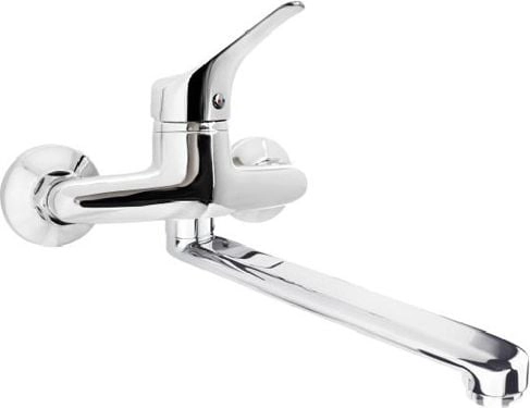 Deante Joko kitchen faucet wall-mounted chrome
