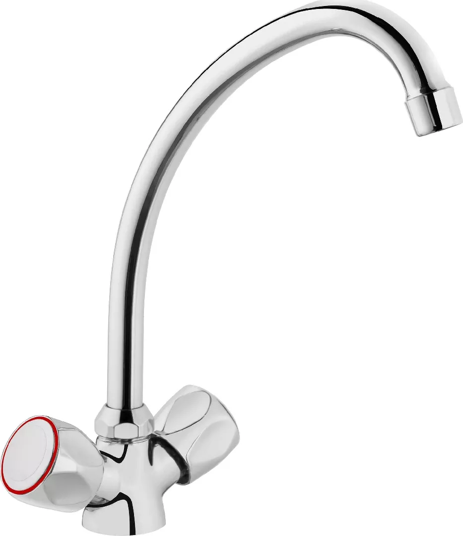 Deante Teno standing chrome kitchen faucet