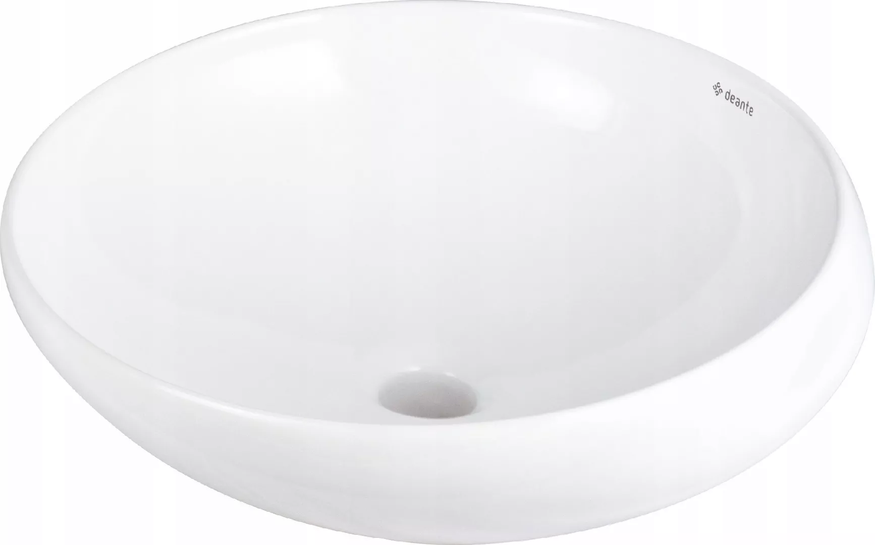Asymmetrical ceramic countertop washbasin CGA 6U42