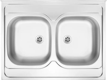 Deante 2-bowl sink without drainer (ZM5