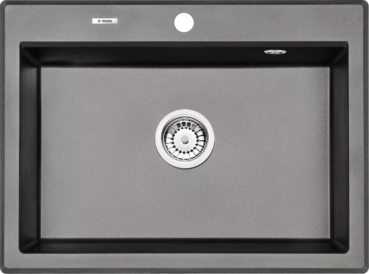 Deante Eridan sink Anthracite Metallic Granite