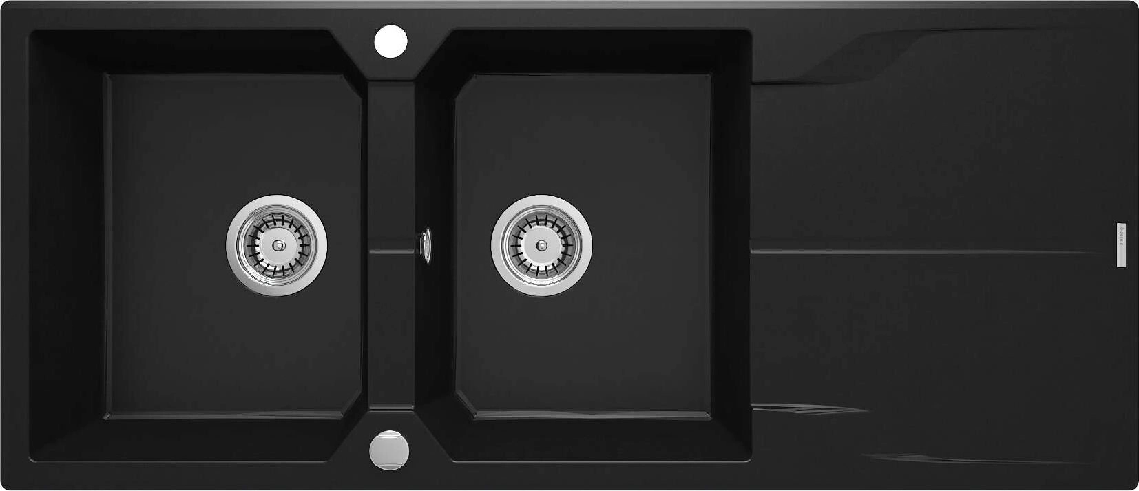 Deante Deante Andante 2-bowl granite sink