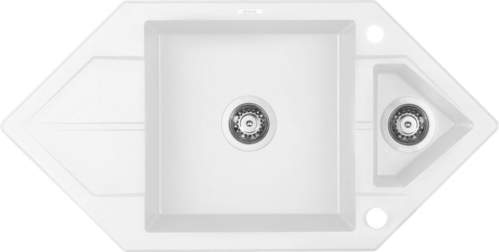 Deante Hexon 1.5-bowl sink with